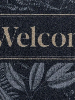 Sauberlaufmatte, Forets Leaves Grey -Einrichtungsgegenstände Geschäft Door Fussmatte Grau ForetsLeavesGrey 50x80 lup