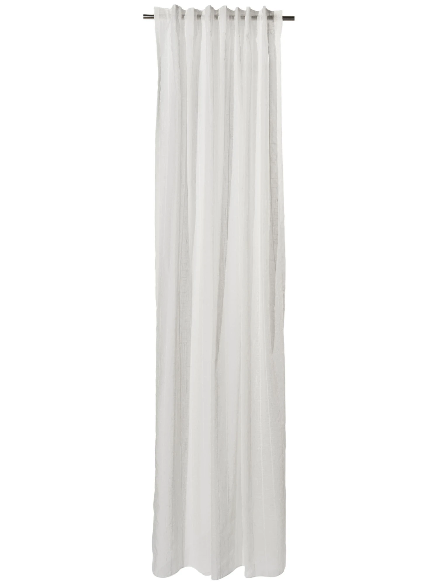 Vorhang mit Gardinenband, Natur Vorhang Mit Gardinenband, Natur -Einrichtungsgegenstände Geschäft Emely Gardine verdeckteSchlaufe beige Natur 140x245 pla1