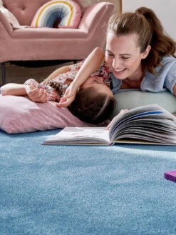 Velours-Teppichboden, Azur 75