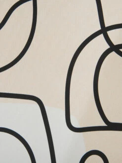 Leinwandbild, Schwarz/Weiss -Einrichtungsgegenstände Geschäft Endless Druckgerahmt Weiss SchwarzWeiss 50x70 lup