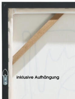 Leinwandbild, Schwarz/Weiss -Einrichtungsgegenstände Geschäft Endless Druckgerahmt Weiss SchwarzWeiss 50x70 ruk