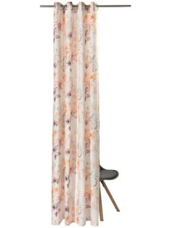 Ösenschal, Multicolor -Einrichtungsgegenstände Geschäft Erika Gardine Oesenschal Mehrfarbig Multicolor 140x245 pla2