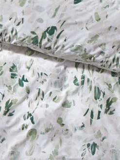 Bettwäsche, Salbeigrün -Einrichtungsgegenstände Geschäft Evergreen Bettwaesche Gruen Salbeigruen 135x200 lup