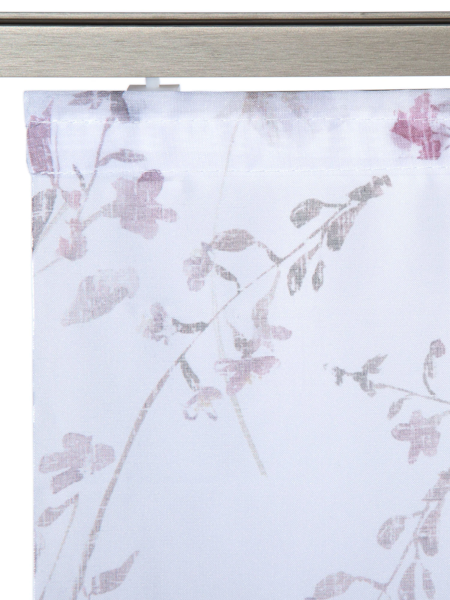 Flächenvorhang, Rose Flächenvorhang, Rose -Einrichtungsgegenstände Geschäft Evi Gardine Flaechenvorhang Rosa Rose 60x245 lup1