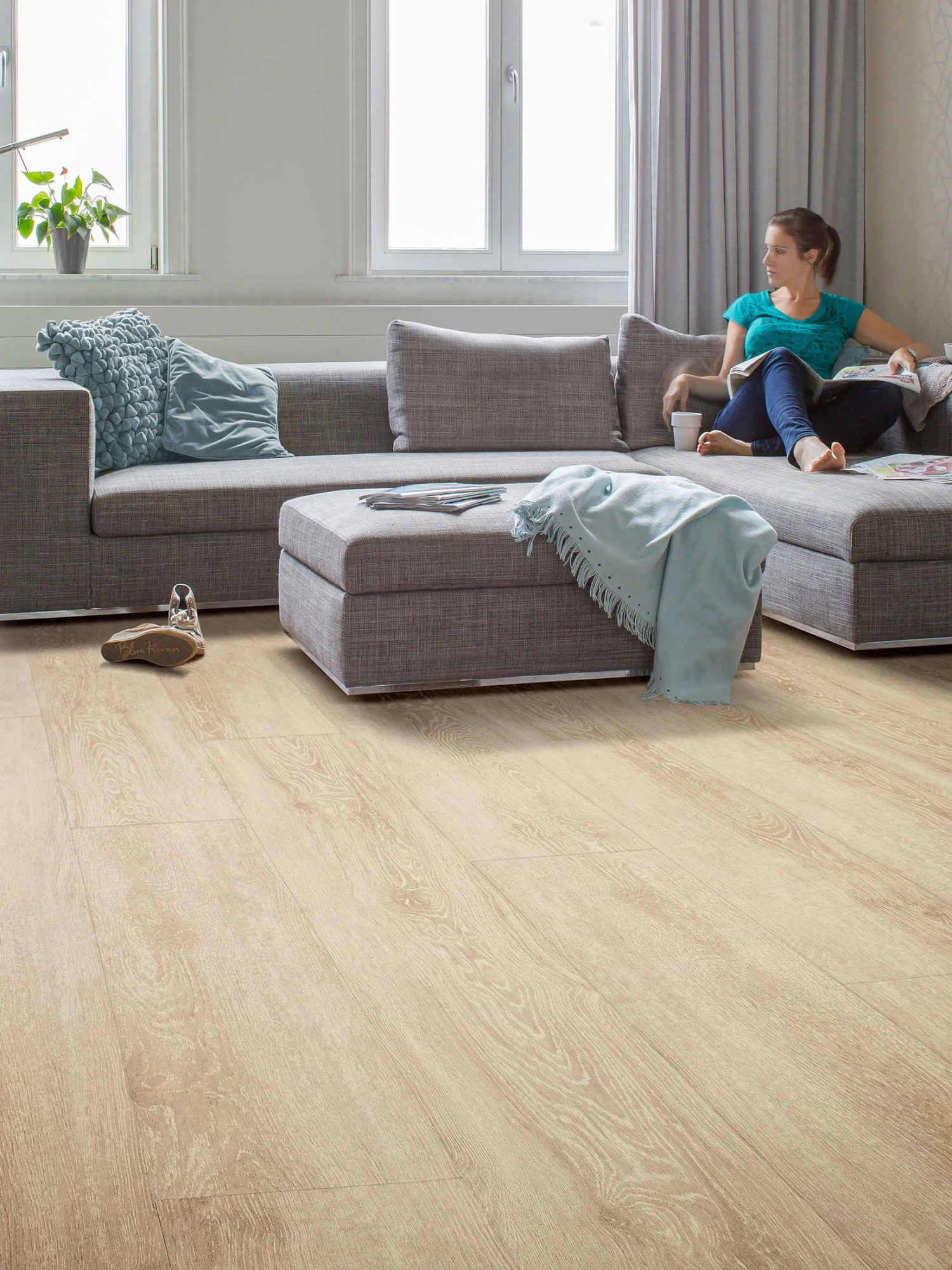 Vinylboden, Esche 236L Vinylboden, Esche 236L -Einrichtungsgegenstände Geschäft Exquisite VinylPlanke Esche236L mil