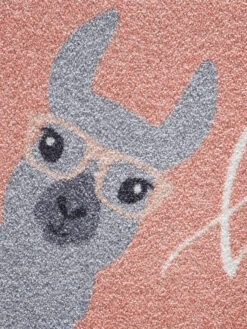 Fußmatte, Hello Lama 5 Fußmatte, Hello Lama -Einrichtungsgegenstände Geschäft Fashion Fussmatte rosa HelloLama 50x80 lup