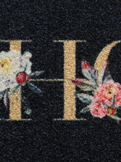 Fußmatte, Home Flowers -Einrichtungsgegenstände Geschäft Fashion Fussmatte schwarz HomeFlowers 50x80 lup