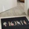 Fußmatte, Home Flowers -Einrichtungsgegenstände Geschäft Fashion Fussmatte schwarz HomeFlowers 50x80 mil
