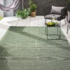 Outdoor-Teppich, Olive -Einrichtungsgegenstände Geschäft Favolosa FlachgewebeTeppich gruen olive 160x230 mil