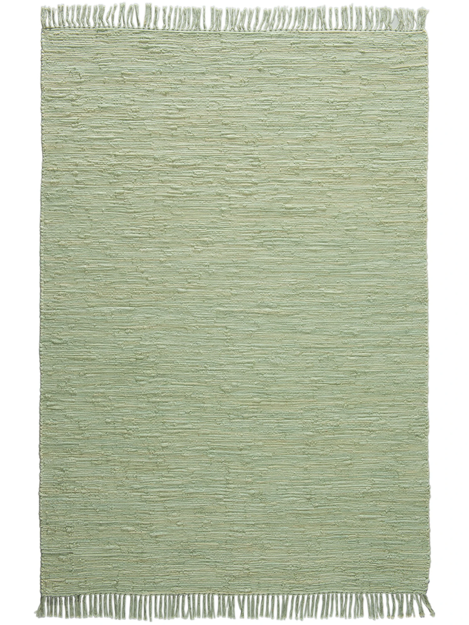 Baumwoll-Teppich, Green Baumwoll-Teppich, Green -Einrichtungsgegenstände Geschäft Froesunda BaumwollTeppich Hellgruen Green 170x240 pla