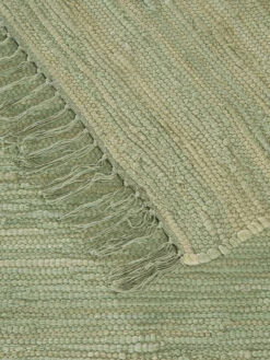 Baumwoll-Teppich, Green 6 Baumwoll-Teppich, Green -Einrichtungsgegenstände Geschäft Froesunda BaumwollTeppich Hellgruen Green 170x240 wel