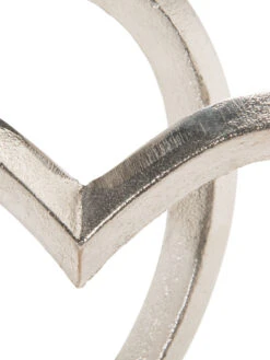 Objekt, Nickel -Einrichtungsgegenstände Geschäft HeartforTwo Aufsteller Silber Nickel 8x27x272C9 lup