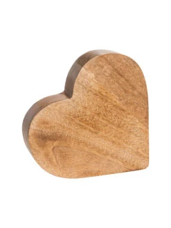 Objekt, Braun -Einrichtungsgegenstände Geschäft HerzWoody Objekt Braun 20x19 per