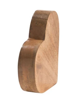 Objekt, Braun -Einrichtungsgegenstände Geschäft HerzWoody Objekt Braun 20x19 per2