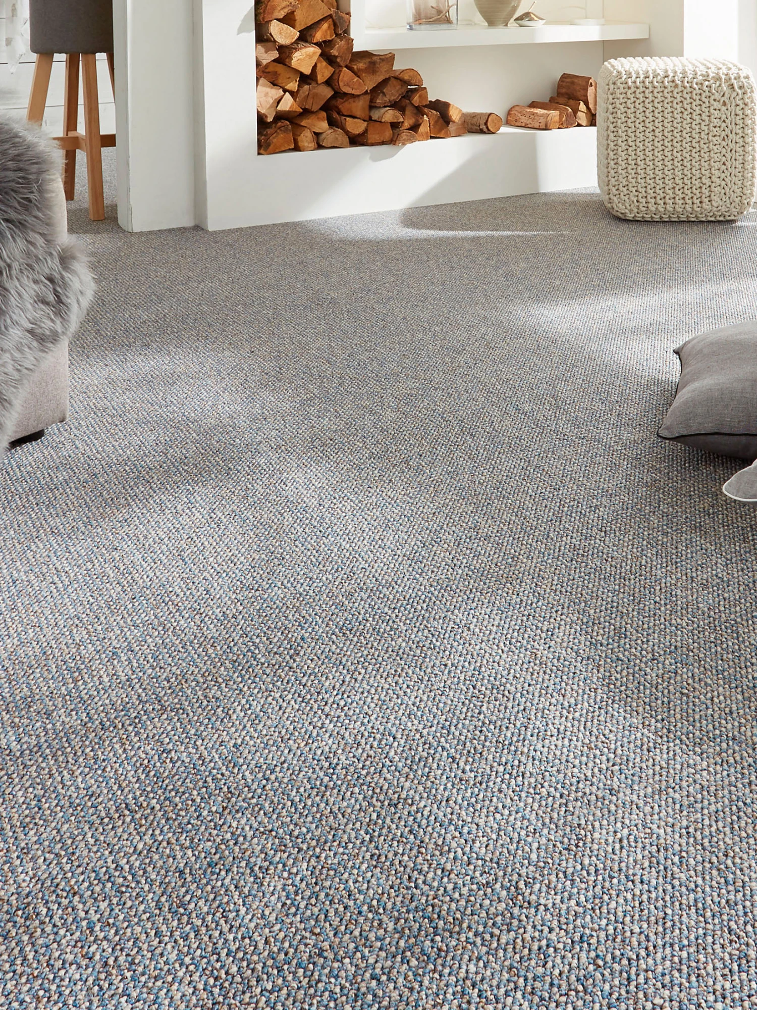 Schlingen-Teppichboden, Midnight Blue 33 Schlingen-Teppichboden, Midnight Blue 33 -Einrichtungsgegenstände Geschäft Highland Schlingenteppichboden blau midnightblue 33 mil1