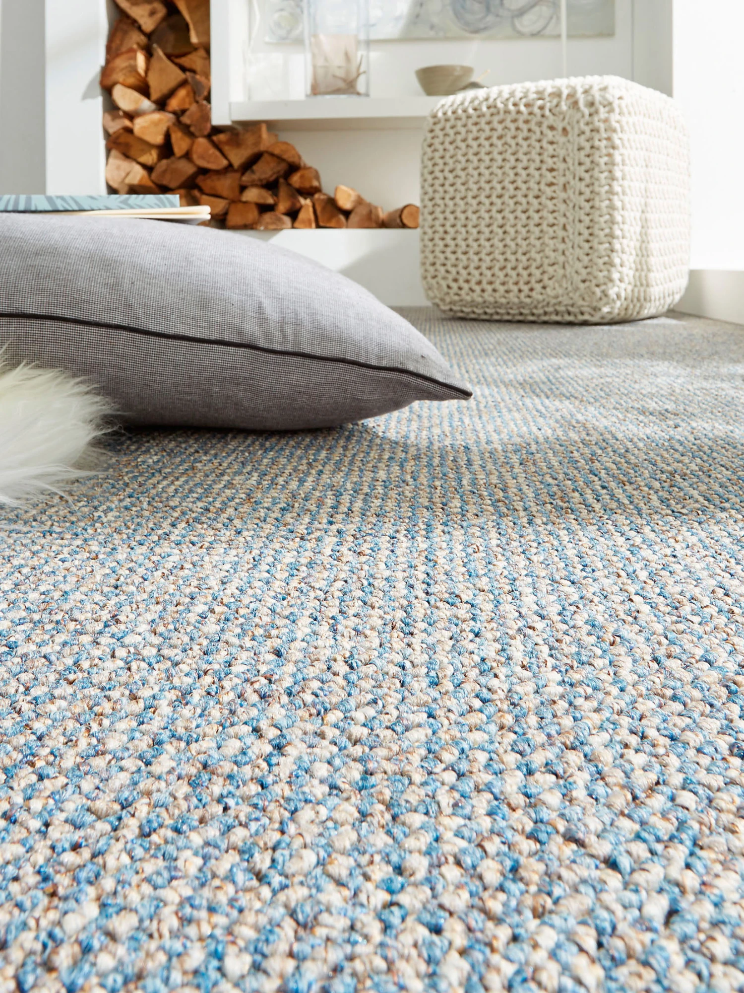 Schlingen-Teppichboden, Midnight Blue 33 Schlingen-Teppichboden, Midnight Blue 33 -Einrichtungsgegenstände Geschäft Highland Schlingenteppichboden blau midnightblue 33 mil2