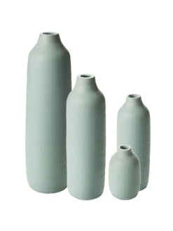 Deko-Vase, Hellblau -Einrichtungsgegenstände Geschäft Hubei DekoVase Serie Hellblau per