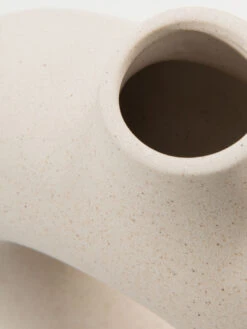 Vase, Mattweiss -Einrichtungsgegenstände Geschäft Hulao Vase Creme Mattweiss 22x23x232C8 lup1