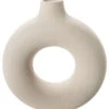 Vase, Mattweiss -Einrichtungsgegenstände Geschäft Hulao Vase Creme Mattweiss 22x23x232C8 per1