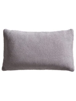 Strickkissen, Antarctica -Einrichtungsgegenstände Geschäft Hygge Sofakissen grau antarctica 30x50 pla