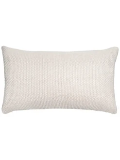 Strickkissen, Offwhite -Einrichtungsgegenstände Geschäft Hygge Sofakissen weiss Offwhite 30x50 pla