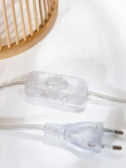 Tischleuchte, Bambus -Einrichtungsgegenstände Geschäft Kadoma Tischleuchte Beige Bambus 30x30x30 lup3