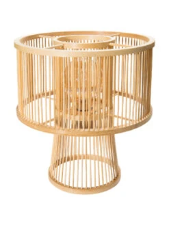 Einrichtungsgegenstände Geschäft -Einrichtungsgegenstände Geschäft Kadoma Tischleuchte Beige Bambus 30x30x30 per2