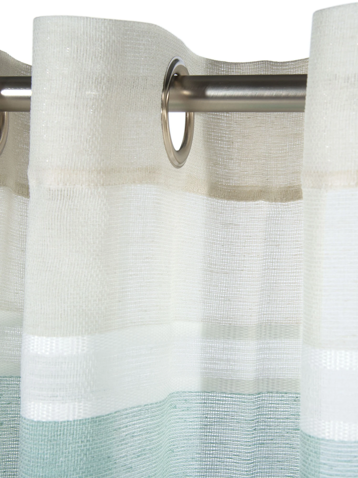 Ösenschal, Altmint Ösenschal, Altmint -Einrichtungsgegenstände Geschäft Kaja Gardine Oesenschal Gruen Altmint 140x245 lup1