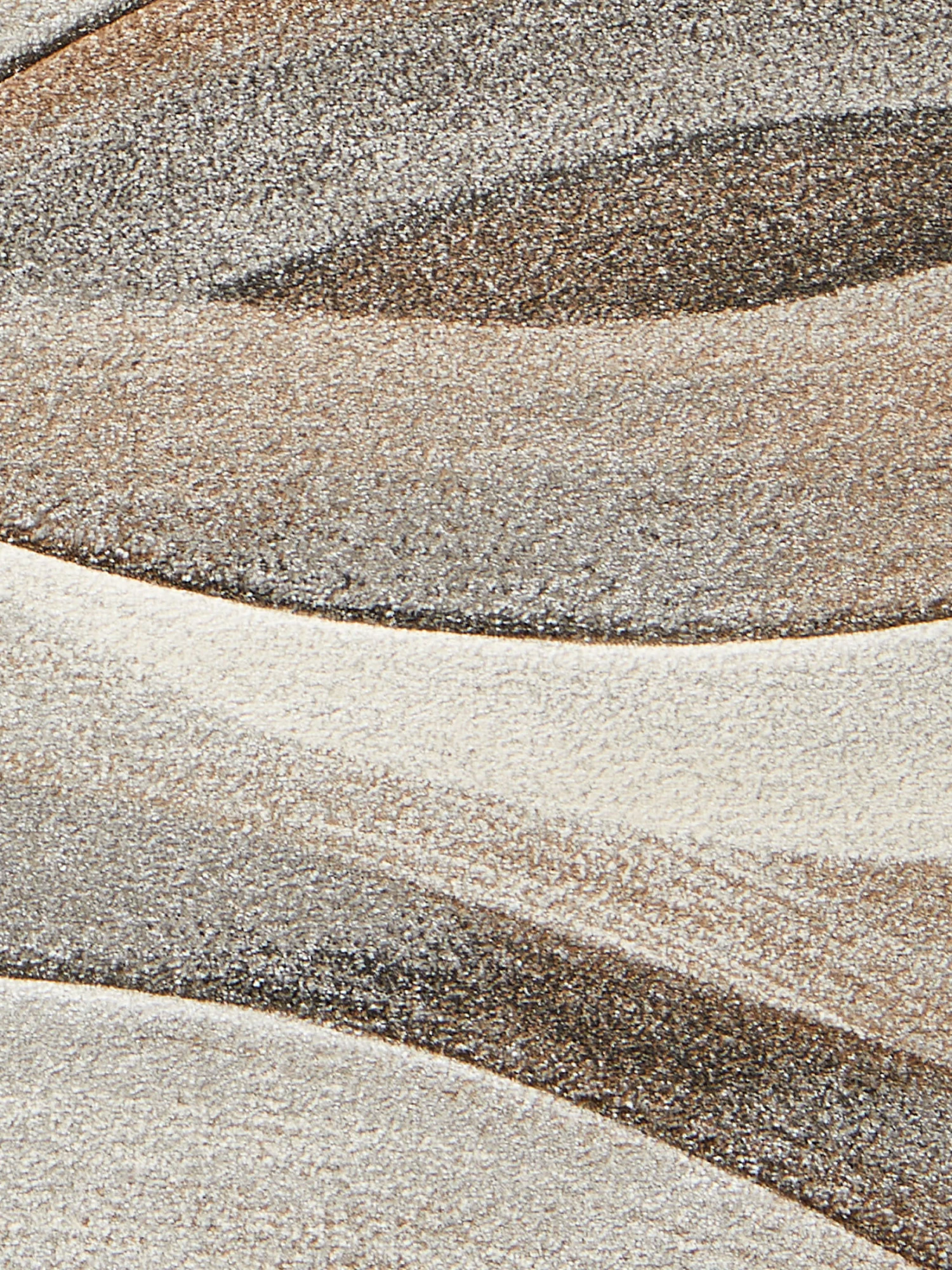 Moderner Teppich, Mandel Moderner Teppich, Mandel -Einrichtungsgegenstände Geschäft Kaleidoskop ModernerTeppich Braun Mandel 160x230 lup