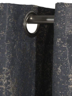 Ösenschal, Galaxy -Einrichtungsgegenstände Geschäft Karli Gardine Oesenschal Dunkelgrau Galaxy 140x245 lup1