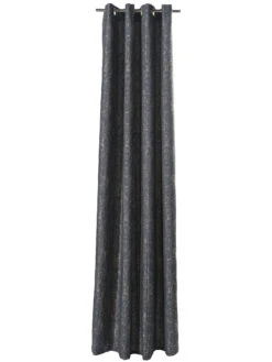 Ösenschal, Galaxy -Einrichtungsgegenstände Geschäft Karli Gardine Oesenschal Dunkelgrau Galaxy 140x245 pla1