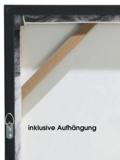 Leinwand-Druck-gerahmt, Schwarz/Grau 6 Leinwand-Druck-gerahmt, Schwarz/Grau -Einrichtungsgegenstände Geschäft KingLeo Druckgerahmt Grau SchwarzGrau 50x70 ruk