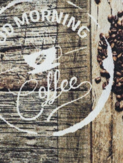 Fußmatte, Coffeebeans -Einrichtungsgegenstände Geschäft Kitchen Fussmatte Braun Coffeebeans 50x150 lup