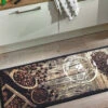 Fußmatte, Coffeebeans 2 Fußmatte, Coffeebeans -Einrichtungsgegenstände Geschäft Kitchen Fussmatte Braun Coffeebeans 50x150 mil