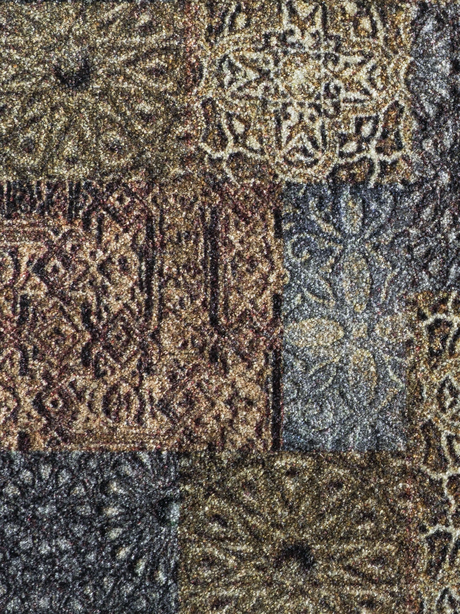 Fußmatte, Tin Tile beige Fußmatte, Tin Tile Beige -Einrichtungsgegenstände Geschäft KitchenPlus FuC39Fmatte grau braun TinTilebeige 50x150 lup