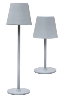 Tischleuchte, Grau -Einrichtungsgegenstände Geschäft Kitsilano LEDTischleuchte Grau per