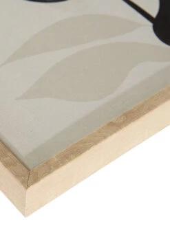 Leinwand-Druck-handbemalt, Schwarz/Weiss -Einrichtungsgegenstände Geschäft Klimata Druckgerahmt SchwarzWeiss 30x40 lup2