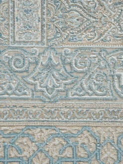 Vintage-Teppich, Aqua -Einrichtungsgegenstände Geschäft Kronos VintageTeppich Blau Aqua 200x290 lup