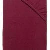 Spannbetttuch, Bordeaux -Einrichtungsgegenstände Geschäft LaPlaza Spannbetttuch Dunkelrot Bordeaux 100x200 pla