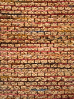 Hanf-Teppich, Multired -Einrichtungsgegenstände Geschäft Laelia FlachgewebeTeppich Terrcotta Multired 190x280 lup