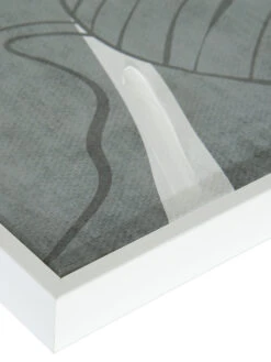 Leinwand-Druck-handbemalt, Graugrün -Einrichtungsgegenstände Geschäft Leavea Druckgerahmt Gruen Graugruen 50x70 lup2