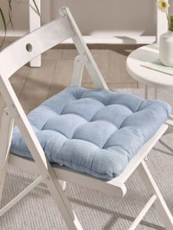 Stuhlkissen, Taubenblau -Einrichtungsgegenstände Geschäft Leif Stuhlkissen Hellblau Taubenblau 40x40 mil