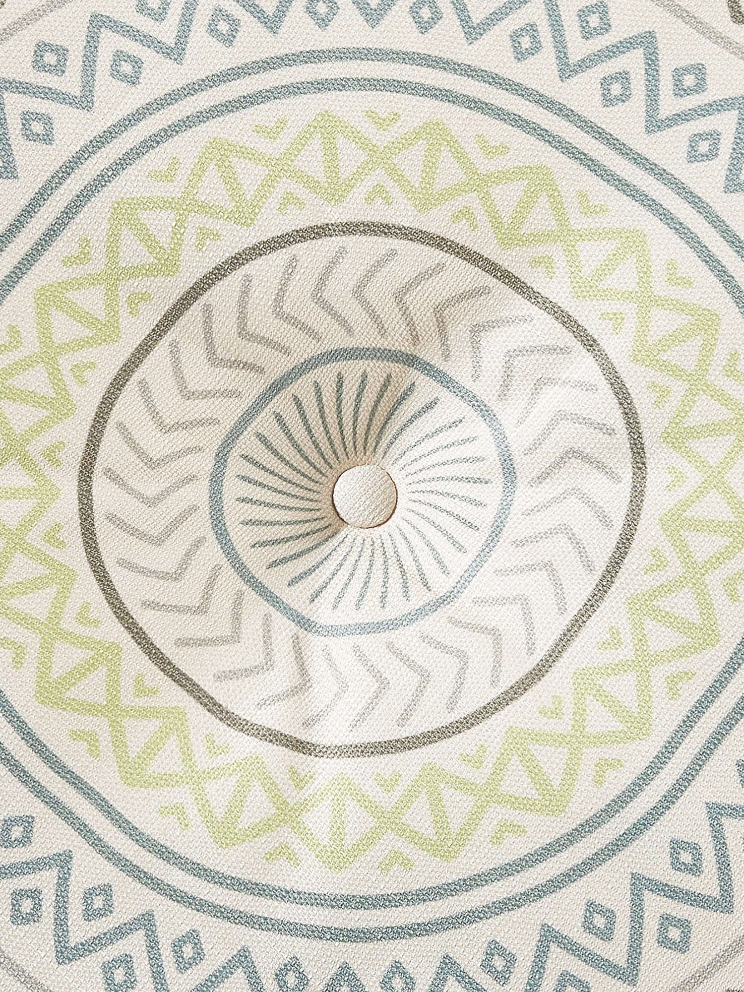 Outdoorkissen, Blau Outdoorkissen, Blau -Einrichtungsgegenstände Geschäft Leonora Bodenkissen Blau 60rund lup