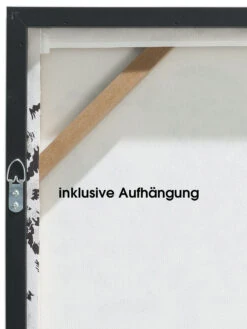 Leinwand-Druck-gerahmt, Schwarz/Weiss -Einrichtungsgegenstände Geschäft Leopard Druckgerahmt Schwarz SchwarzWeiss 40x50 ruk