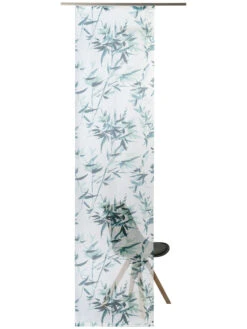 Flächenvorhang, Jade -Einrichtungsgegenstände Geschäft Letizia Gardine Flaechenvorhang Gruen Jade 60x245 pla2