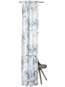 Vorhang Mit Gardinenband, Jade 4 Vorhang Mit Gardinenband, Jade -Einrichtungsgegenstände Geschäft Letizia Gardine VerdeckteSchlaufe Gruen Jade 140x245 pla2