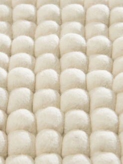 Topfuntersetzer, White -Einrichtungsgegenstände Geschäft Liesta Filzkugel Untersetzer weiss White lup