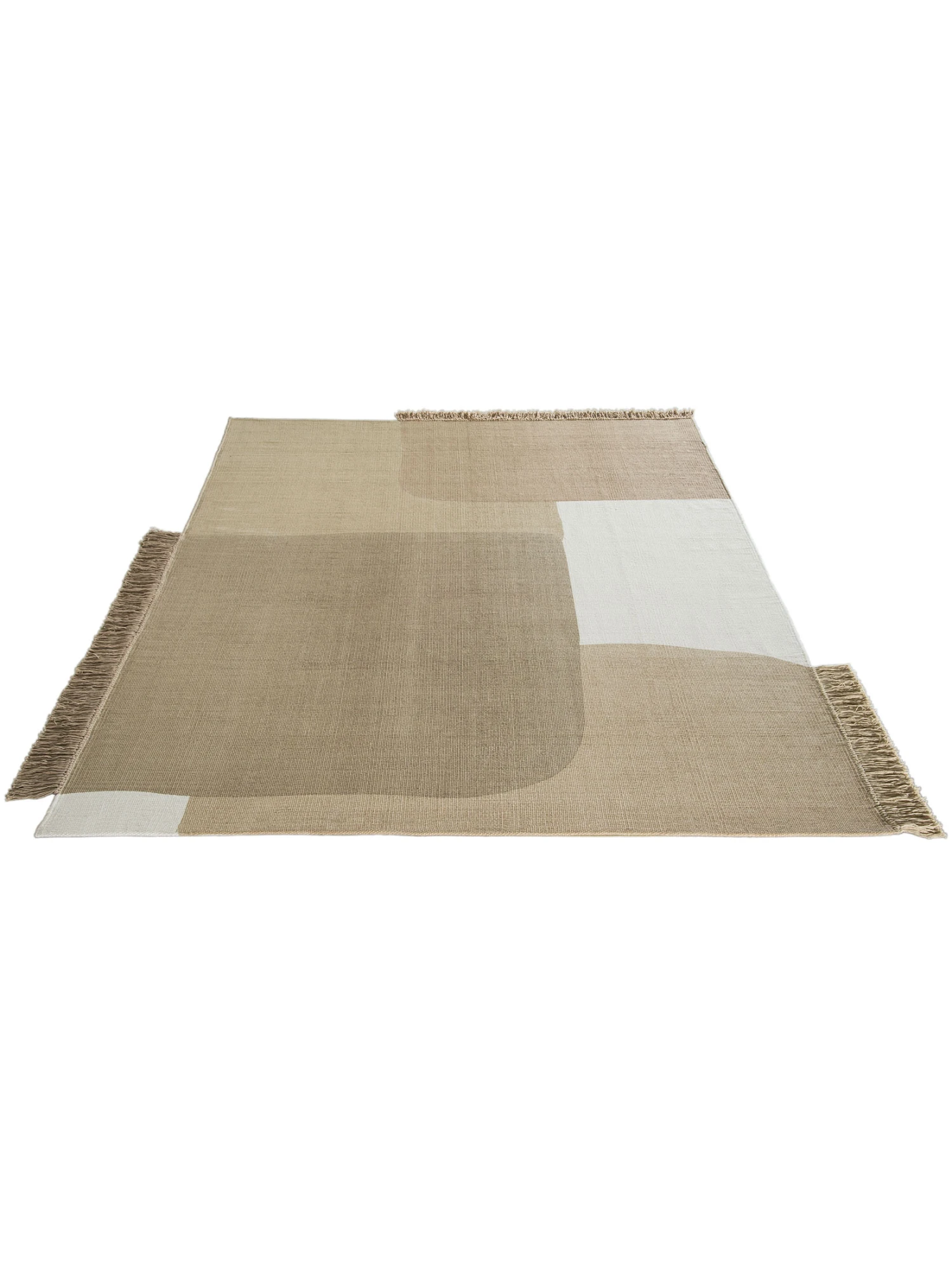 Flachgewebe-Teppich, Beige-Weiss Flachgewebe-Teppich, Beige-Weiss -Einrichtungsgegenstände Geschäft Listrup FlachgewebeTeppich Braun BeigeWeiss 170x240 fper