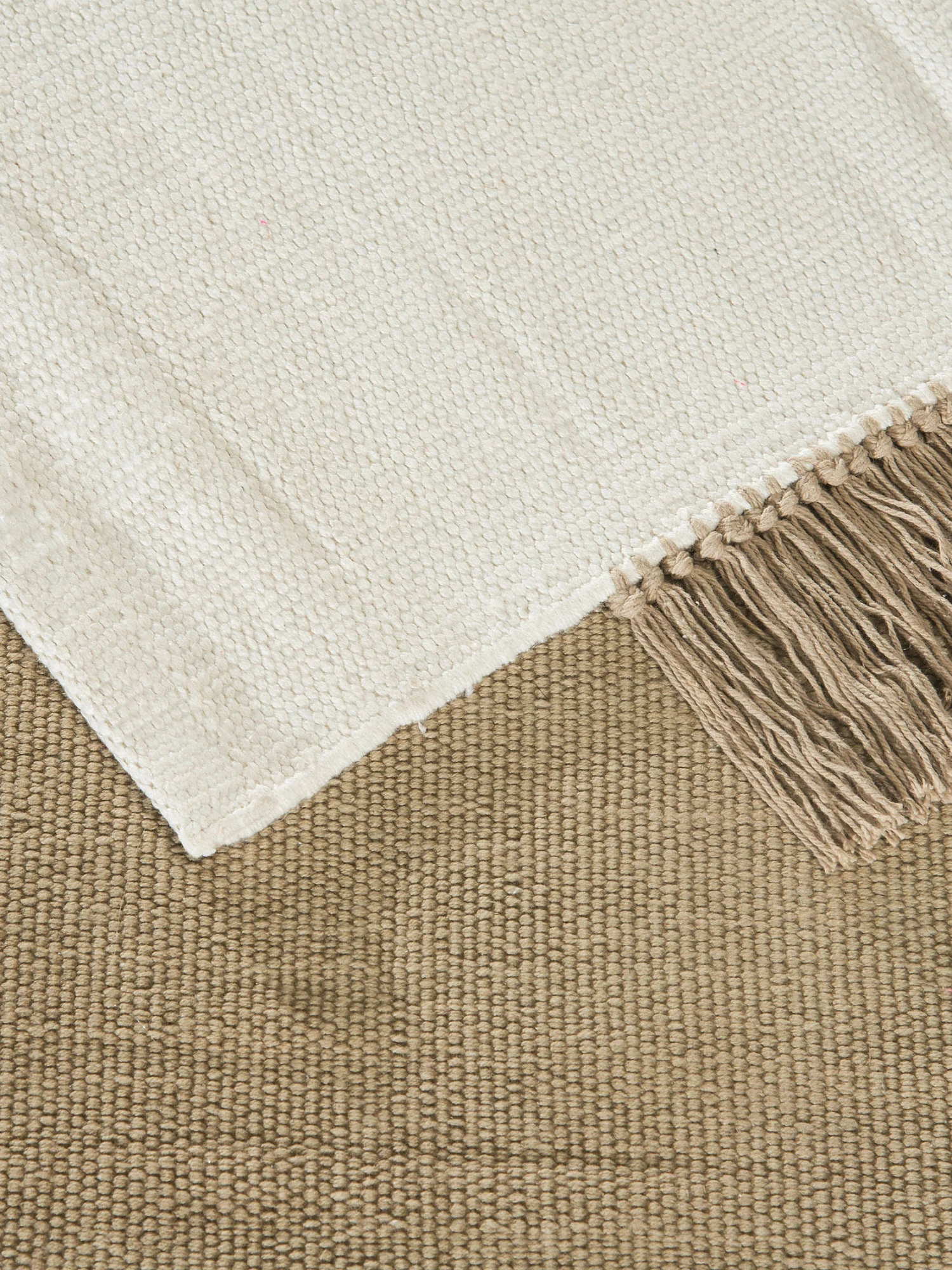 Flachgewebe-Teppich, Beige-Weiss Flachgewebe-Teppich, Beige-Weiss -Einrichtungsgegenstände Geschäft Listrup FlachgewebeTeppich Braun BeigeWeiss 170x240 wel