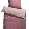 Bettwäsche, Mauve -Einrichtungsgegenstände Geschäft Madison Bettwaesche Lila Mauve 135x200 pla